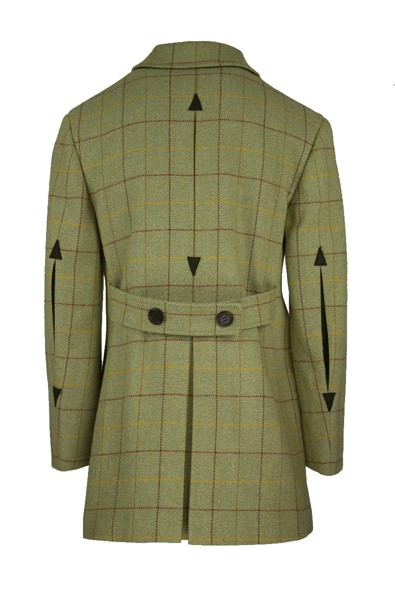 Fitted best sale tweed coat